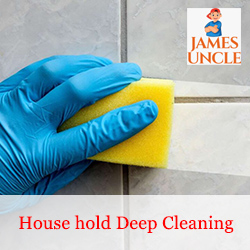 House keeping cleaner Mr. Rakesh Das in New Town